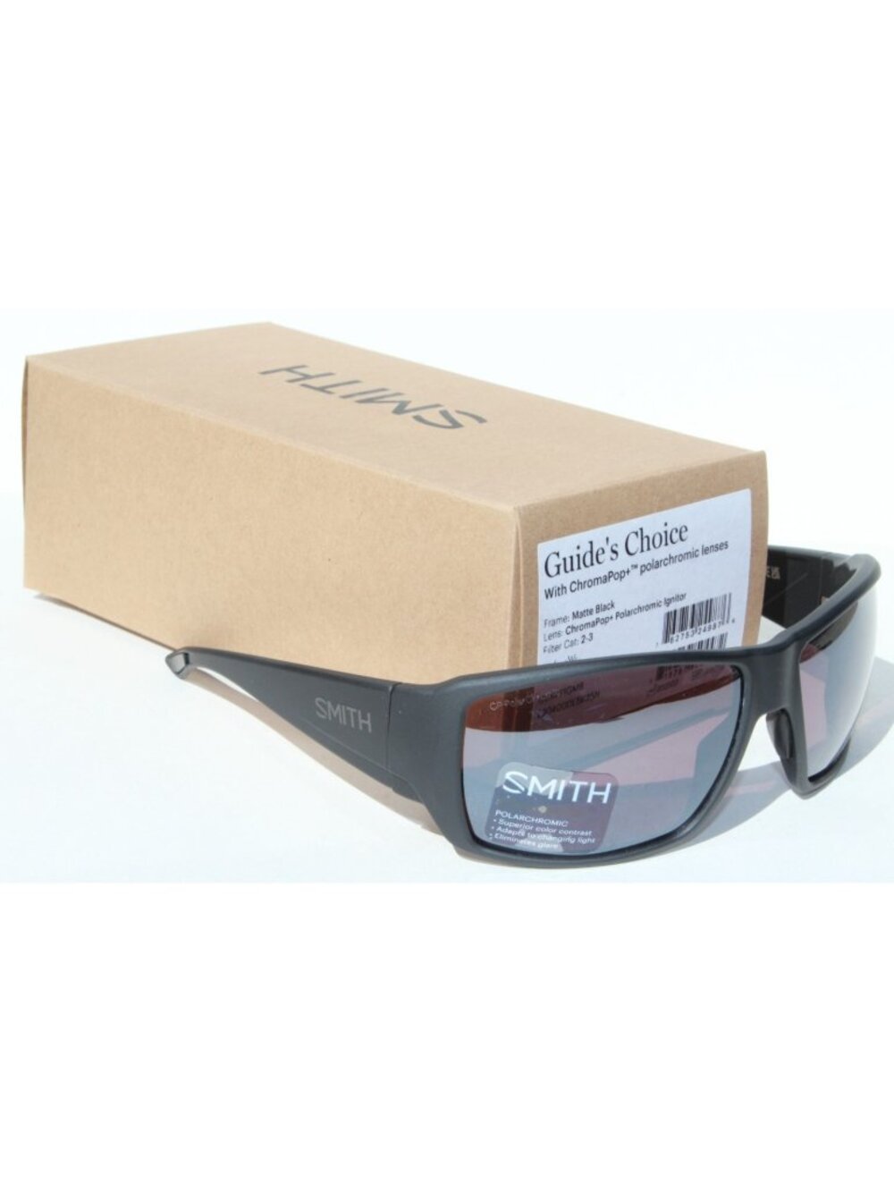 SMITH OPTICS Guide's Choice Sunglasses Black/Chromapop Polarchromic Ignitor $269